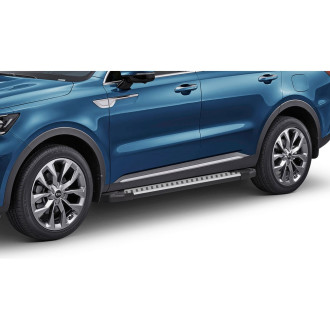 Пороги на автомобиль для Kia Sorento IV 2020-н.в. Rival Bmw-Style