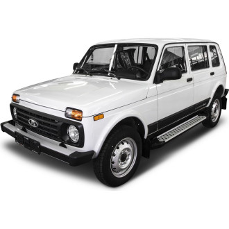 Пороги на автомобиль для ВАЗ 2131 (4x4) 5-дв. (вкл. Urban) 1993-2019-н.в. Rival Bmw-Style