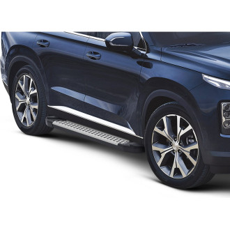 Пороги на автомобиль для Hyundai Palisade 2020-н.в. Rival Bmw-Style