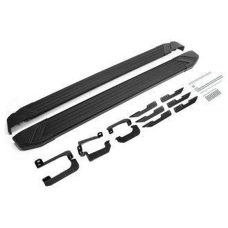 Пороги на автомобиль exeed lx/chery tiggo 7/7, pro/8/8, pro/8, pro max Rival black
