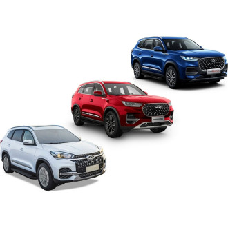 Пороги на автомобиль exeed lx/chery tiggo 7/7, pro/8/8, pro/8, pro max Rival black