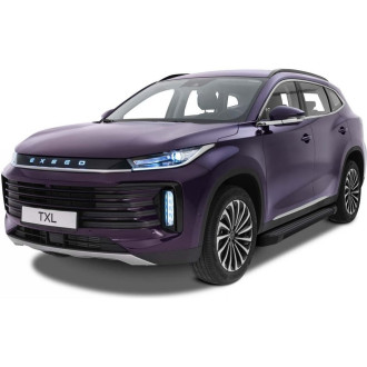Пороги на автомобиль Rival black для exeed txl 2020-н.в. Rival F180ALB.0907.1
