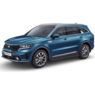 Пороги на автомобиль для Kia Sorento IV 2020-н.в. Rival Black