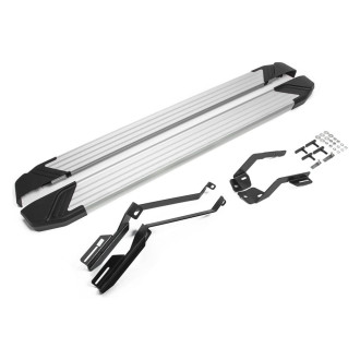 Пороги Ford Explorer V 2011-2015 2015-2017 2017- Rival Silver