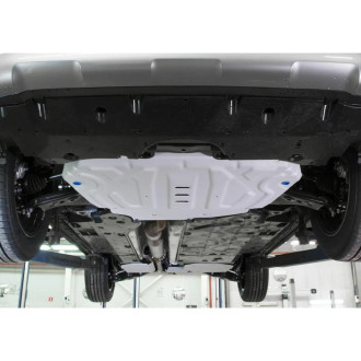 Защита картера КПП, топливного бака и редуктора для Toyota RAV4 XA50 (V - 2.0; 2.5) 2019-н.в. Rival K333.9534.1