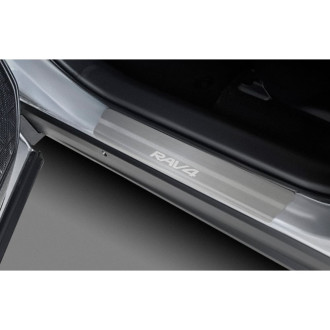 Накладки на пороги для Toyota RAV 4 XA50 2019-н.в. Rival NP.5714.3
