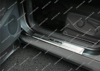 Накладки на пороги для Ford Kuga 2013-2016 2016-н.в Rival NP.1806.3