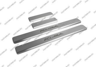 Накладки на пороги для Ford Kuga 2013-2016 2016-н.в Rival NP.1806.3