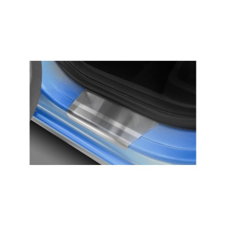 Накладки на пороги для Ford Focus II 2005-2011 г.в. Rival NP.1810.3