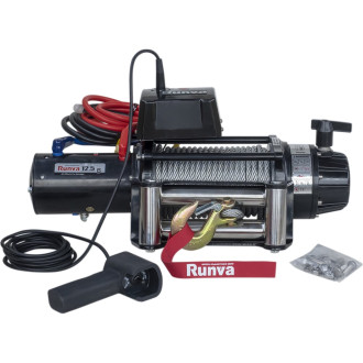 Влагозащищенная электрическая лебедка Runva EWB12500S24V