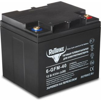 Тяговый аккумулятор Rutrike 6-GFM-40