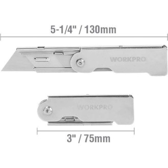Складной нож WORKPRO WP211001