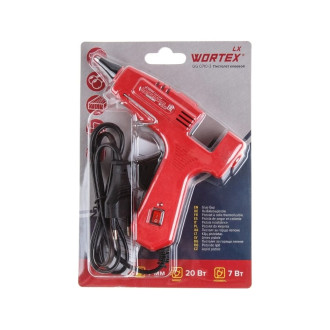 Клеевой пистолет WORTEX LX GG 0710-3