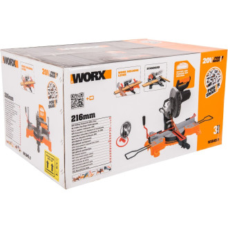Аккумуляторная торцовочная пила WORX WX845.9