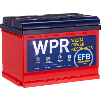 Аккумулятор WPR 6ст 60 VLR 0 LB 620 А EN