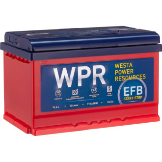 Аккумулятор WPR 6ст 74 VLR 0 LB 710 А EN