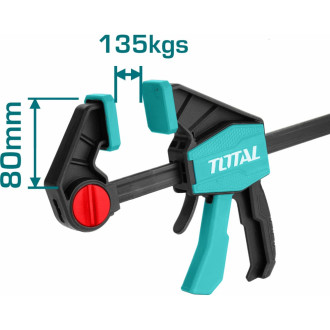 Быстрозажимная струбцина TOTAL THT1346801