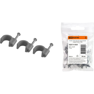 Круглая пластиковая скоба TDM SQ0514-0064