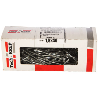 Оцинкованный финишный гвоздь Tech-Krep 1,8х40 (250 г)