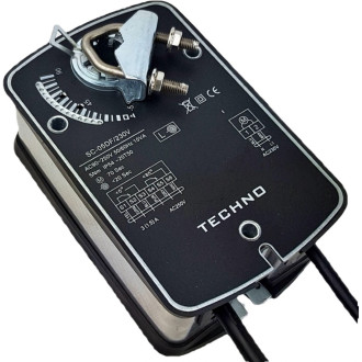 Электропривод воздушной заслонки TECHNO SC-05DF/230V