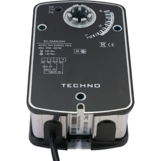 Электропривод воздушной заслонки TECHNO SC-05AN/24V