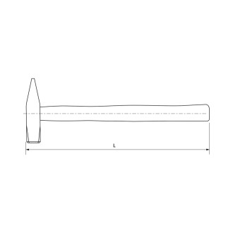 Слесарный молоток THORVIK WHH500