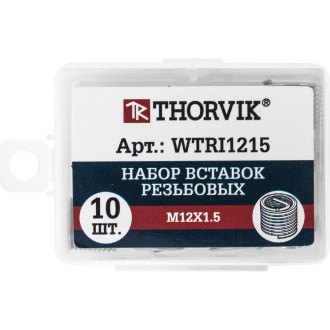 Набор резьбовых вставок THORVIK WTRI1215