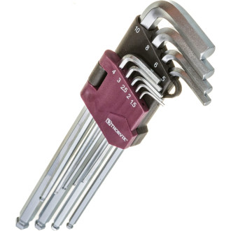 Набор торцевых шестигранных удлиненных ключей THORVIK HKLB9S 53087