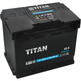Аккумулятор TITAN CLASSIC 60.0 VL