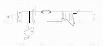 Передний правый амортизатор (стойка) для автомобиля Ford Kuga (12-) TRIALLI AG 10376