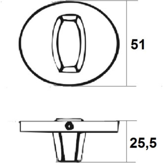 Поворотная ручка Trodos 204583
