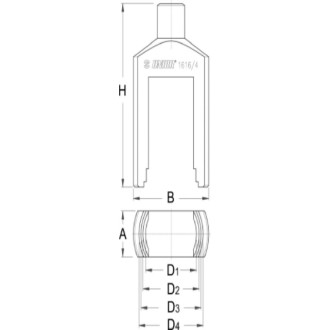 Съемник обоймы подшипника Unior 615527