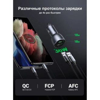 Автомобильное зарядное устройство Ugreen 10144