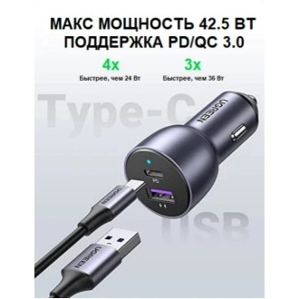 Автомобильное зарядное устройство Ugreen 60980
