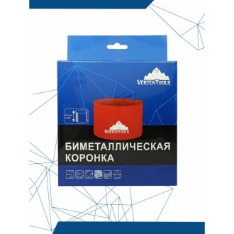 Коронка биметаллическая vertextools 2525-22
