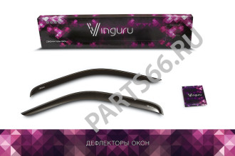 Накладные дефлекторы окон Volkswagen Transporter T5, 2003-2015, фургон, vinguru AFV55003