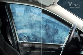 Дефлекторы окон Citroen C4 I Hb 3d 2004-2010 vinguru AFV58304