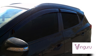 Накладные дефлекторы окон Hyundai ix35 2010-, vinguru AFV28110