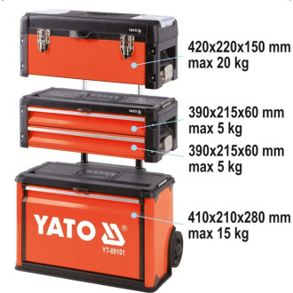 Инструментальная тележка YATO YT-09101