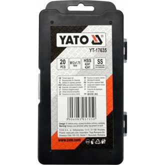 Набор для ремонта резьбы YATO YT-17635