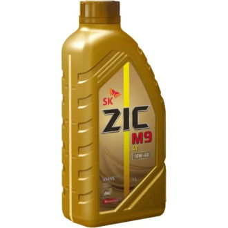 Синтетическое масло для мототехники zic M9 4Т 10W40