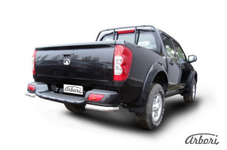 Уголки d57 Arbori нерж. сталь для Great Wall WINGLE 2012-2015 / Грейт Волл Вингл