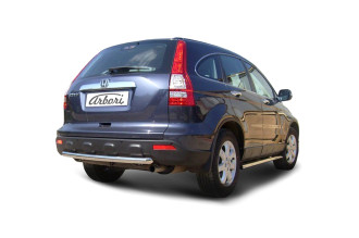Защита заднего бампера d57 Arbori нерж. сталь для Honda CR-V 2009-2012 / Хонда ЦРВ