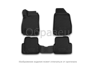 Коврики в салон FORD Explorer, 2011-2014, 5 шт. (полиуретан) / Форд Эксплорер