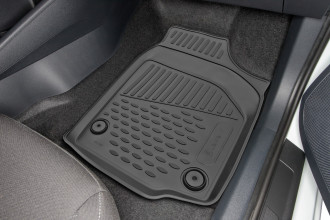 Коврики 3D в салон FORD Tourneo Custom (1+1 seats), 2013- , 2 шт. (полиуретан) / Форд Турнео кастом