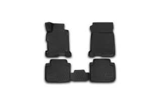 Коврики 3D в салон HONDA Accord, 2013-, 4 шт. (полиуретан) / Хонда Аккорд