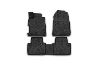 Коврики 3D в салон HONDA Civic 4D, 01/2012-, сед., 4 шт. (полиуретан) / Хонда Цивик