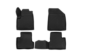 Коврики 3D в салон JEEP Cherokee, 2014 -, 4 шт. (полиуретан) / Джип Чероки