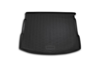 Коврик в багажник NISSAN Qashqai 2007-2014, кросс. (полиуретан, серый) / Ниссан Кашкай