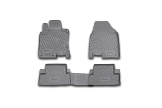 Коврики в салон NISSAN Qashqai 2007-2014, 4 шт. (полиуретан) / Ниссан Кашкай